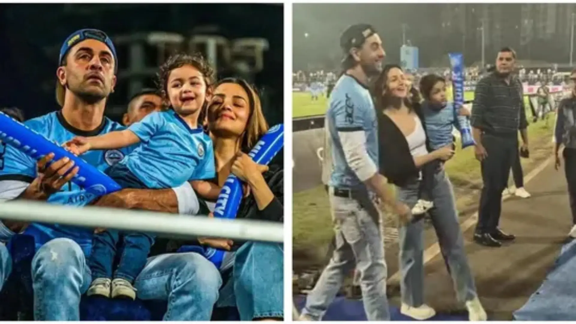 Ranbir Kapoor And Alia Bhatt Cheer for Mumbai As Daughter Raha Becomes The Star of the Match