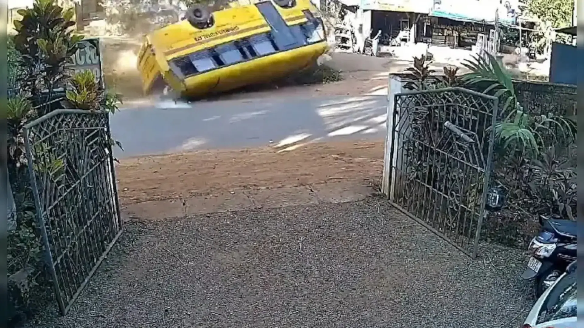 School Bus Accident in Kannur Claims Young Life, Driver Booked For Culpable Homicide