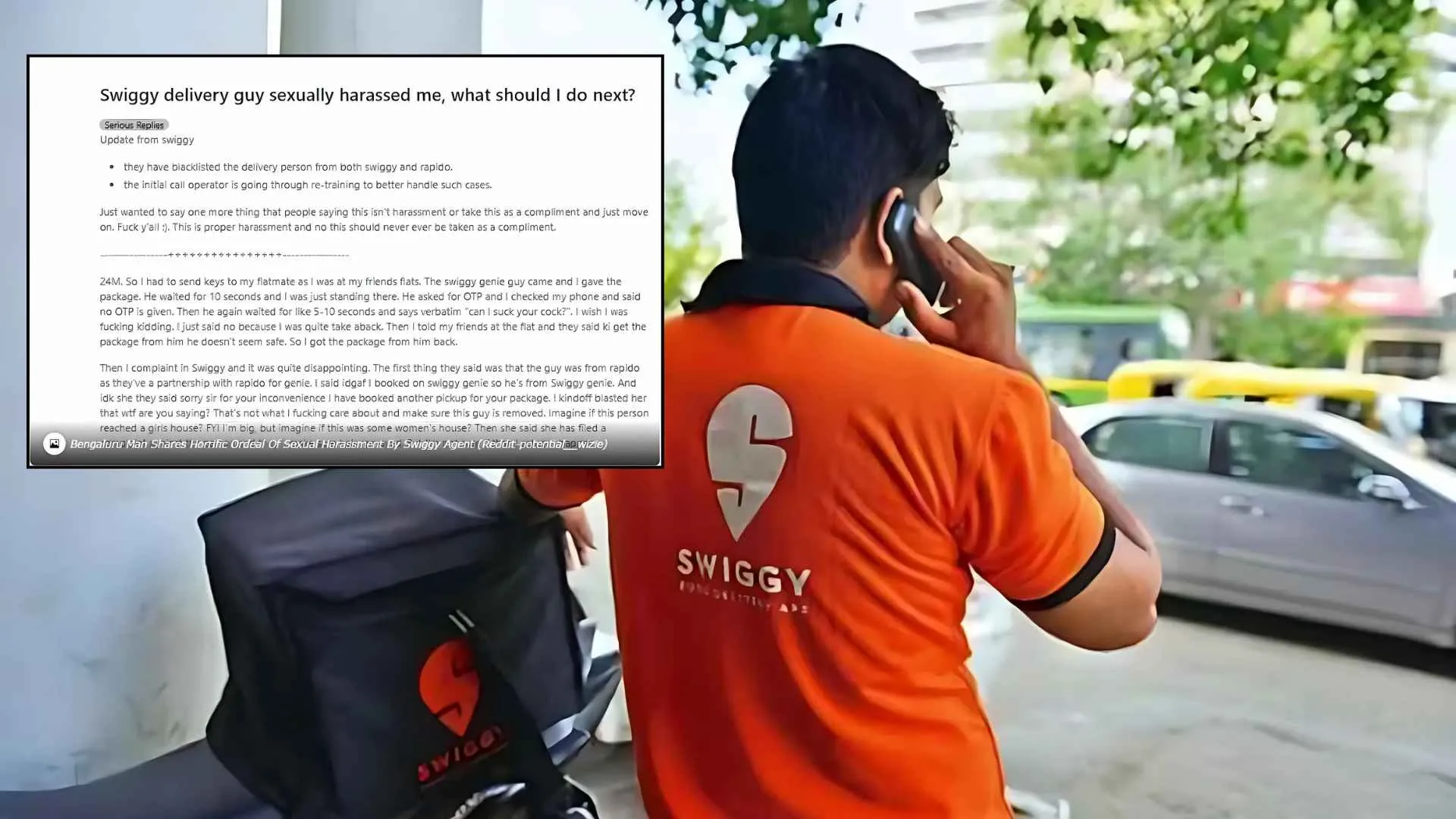 ‘Can I Suck Your C***?’ Swiggy Delivery Agent’s Shocking Comment Sparks Outrage As Bengaluru Man Speaks Out – What Happened?