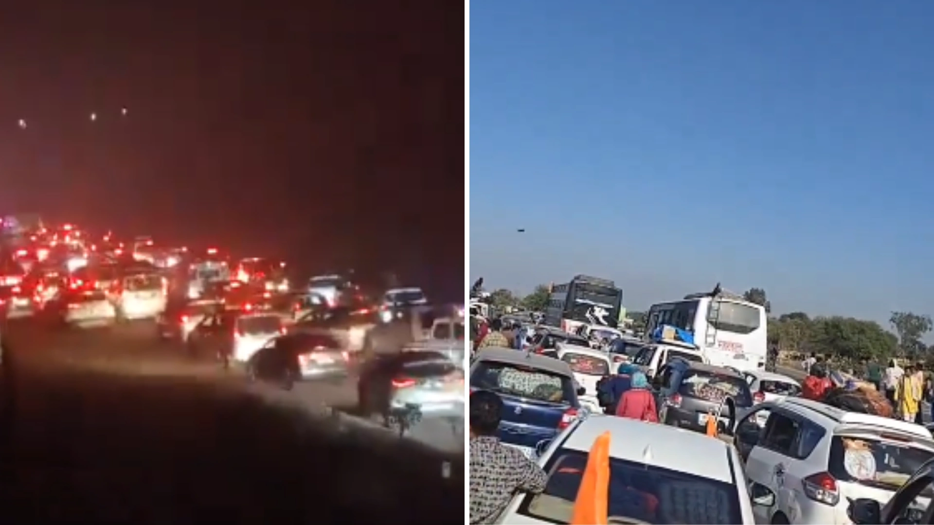 World’s Biggest Traffic Jam: Massive 300Km Gridlock On Route To Prayagraj As Pilgrims Gets Stuck For Hours Without Moving