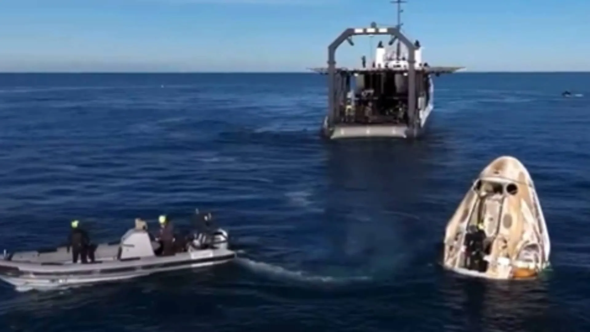 Watch Dolphins Welcome SpaceX Crew-9 Carrying Home Sunita Williams as Capsule Splashes Down Off Florida Coast