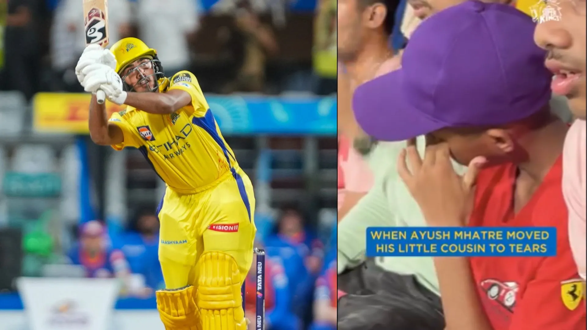 Tears of Joy! Watch Ayush Mhatre’s Emotional IPL Debut For CSK That Moved His Cousin To Tears
