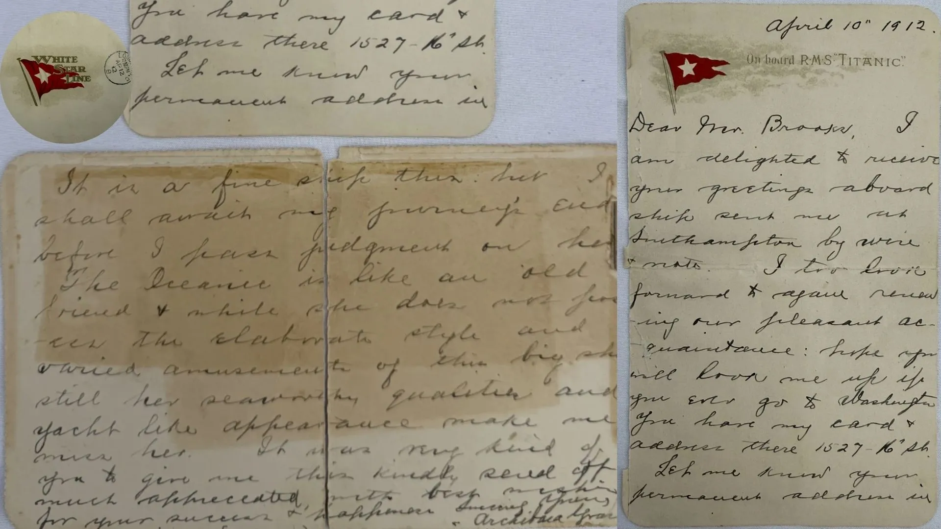 A Letter Written Onboard Titanic Before It Sank Sells For Almost $400,000 At Auction – Here’s What It Says