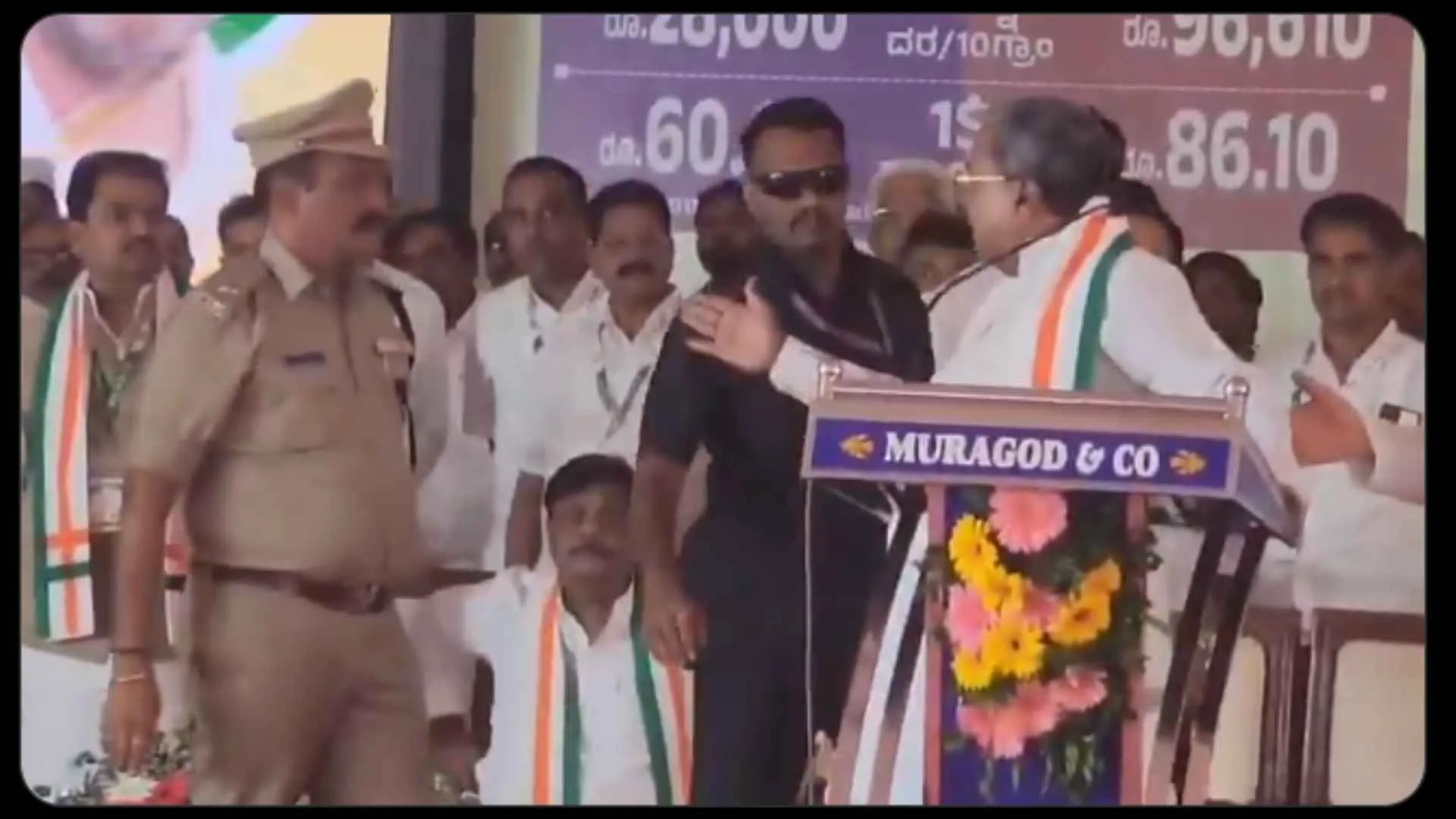 Watch Video | Karnataka CM Siddaramaiah Nearly Slaps Officer During Belagavi Rally, Sparks Controversy