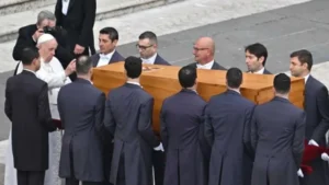 The funeral of Pope Franc