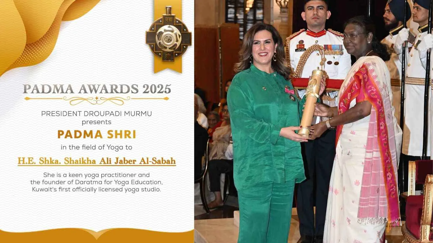 Who Is Shaikha Ali Jaber Al-Sabah, Kuwait’s Yoga Pioneer Honored With Padma Shri By President Droupadi Murmu?