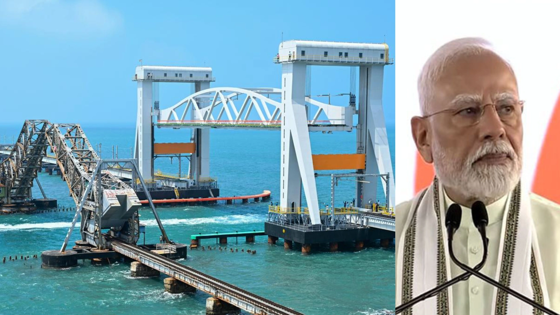 Modi Rameswaram visit LIVE: Prime Minister Narendra Modi In Rameswaram To Inaugurate The Pamban Bridge