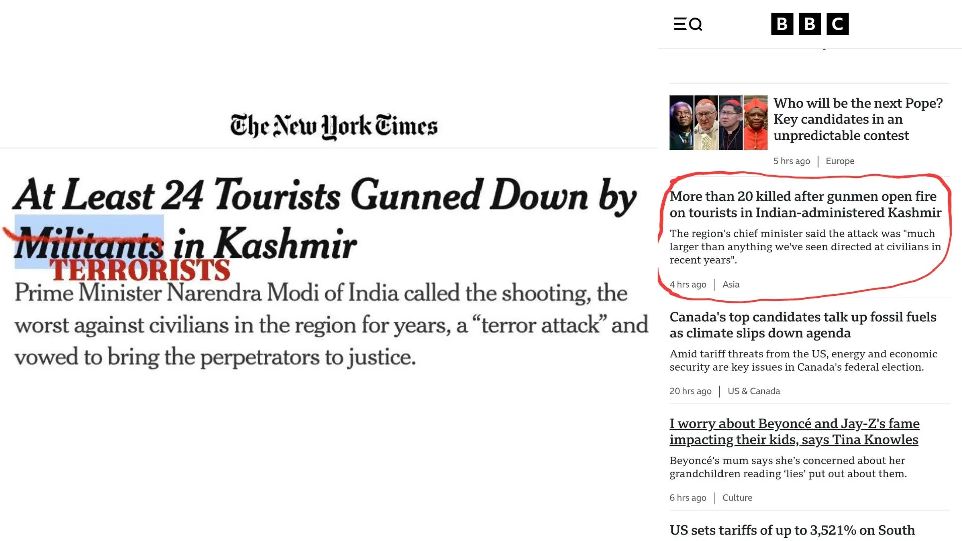 How Is Foreign Media Building False Narrative Around The Pahalgam Terror Attack? Check Here