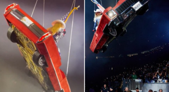 Stop! Stop! Stop! Beyonce Narrowly Escapes A Fall After Car Malfunctions Mid-Air During Houston Concert