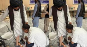 Indian Doctors Fits Artificial Limbs For 75 Disabled Afghans In Kabul