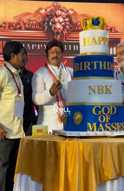 Caught On Cam: Nandamuri Balakrishna Loses Temper After Overexcited Fans Ruin His Cake-Cutting Ceremony