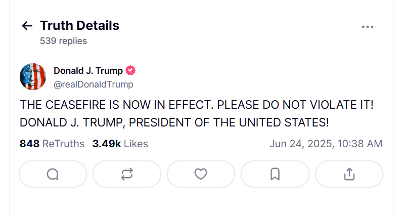 Israel-Iran Conflict Live Updates: ‘Do Not Drop Bombs’, Trump Warns Israel