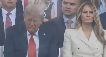 Trump Appears To Fall Asleep At His Own Birthday Military Parade As Rain, Protests And Toilet Throne Steal The Show