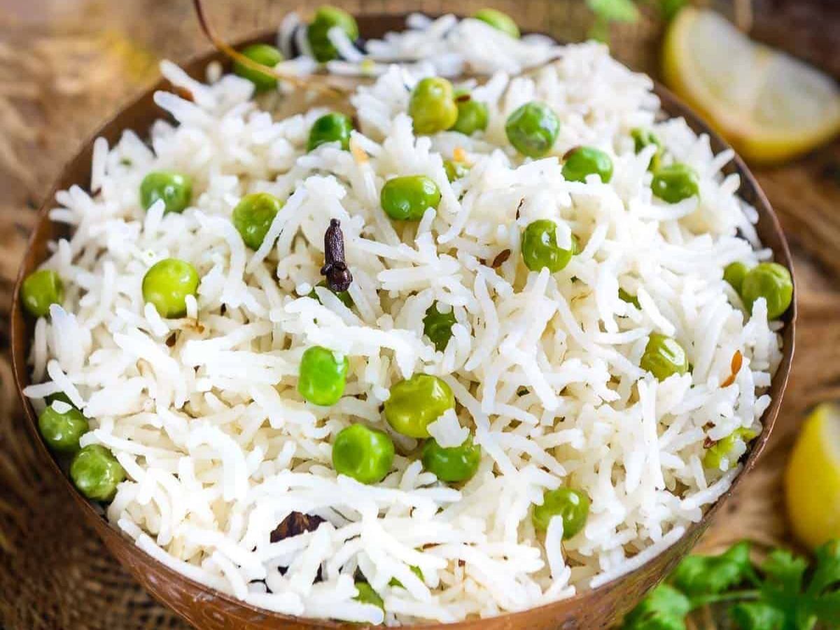 Peas Pulao (Matar Pulao)