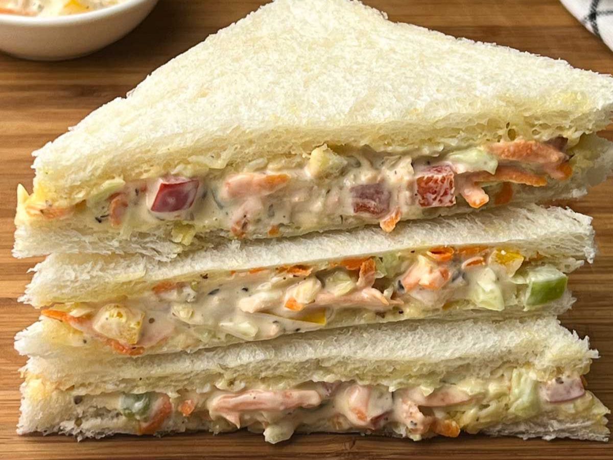 Mini veggies sandwiches