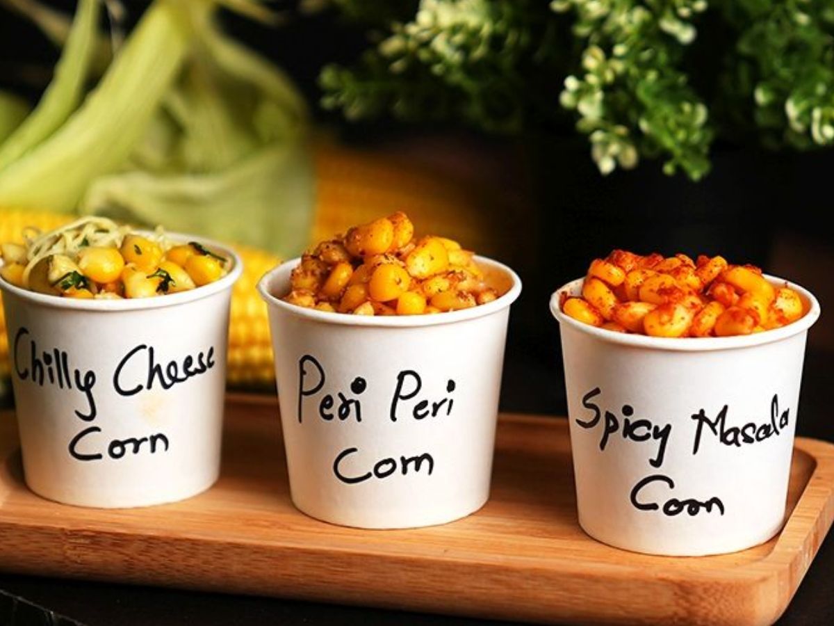 Corn and cheese cups