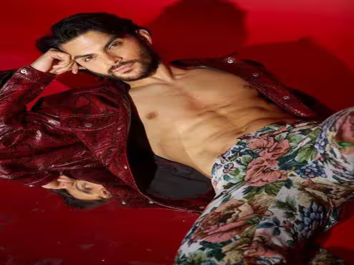 Veer Pahariya showcasing his impressive washboard abs and attractive looks, making waves as a newcomer in the entertainment industry.