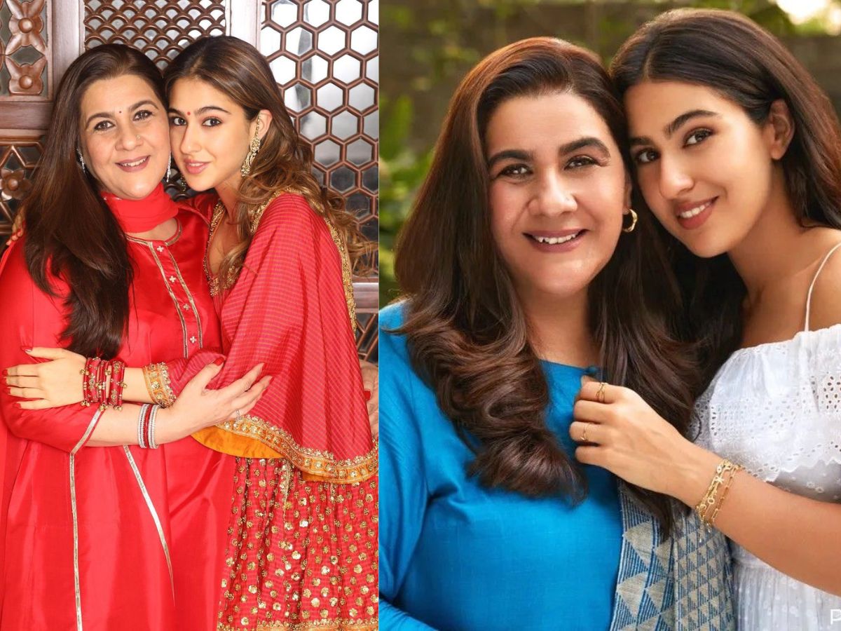 Amrita Singh and Sara Ali Khan