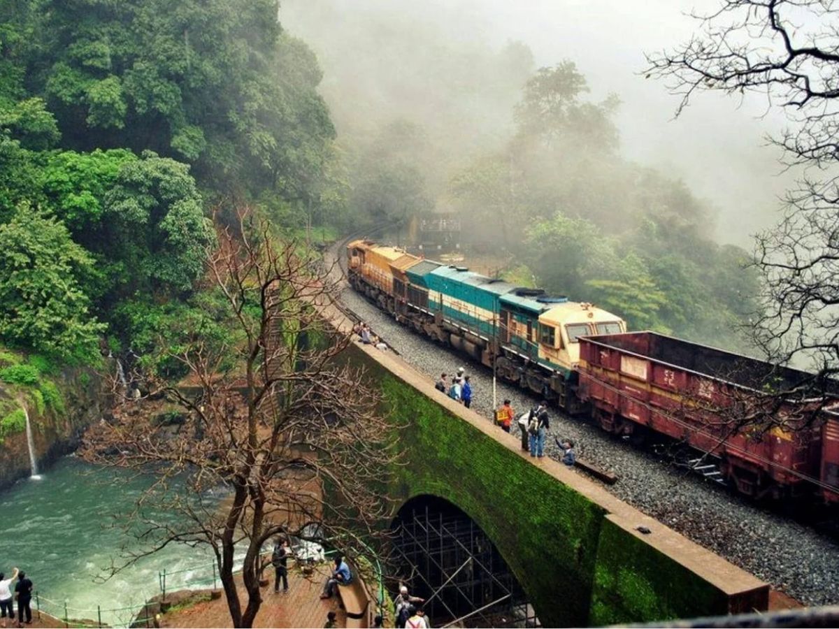 Dudhsagar Falls Route (Goa-Karnataka Border)