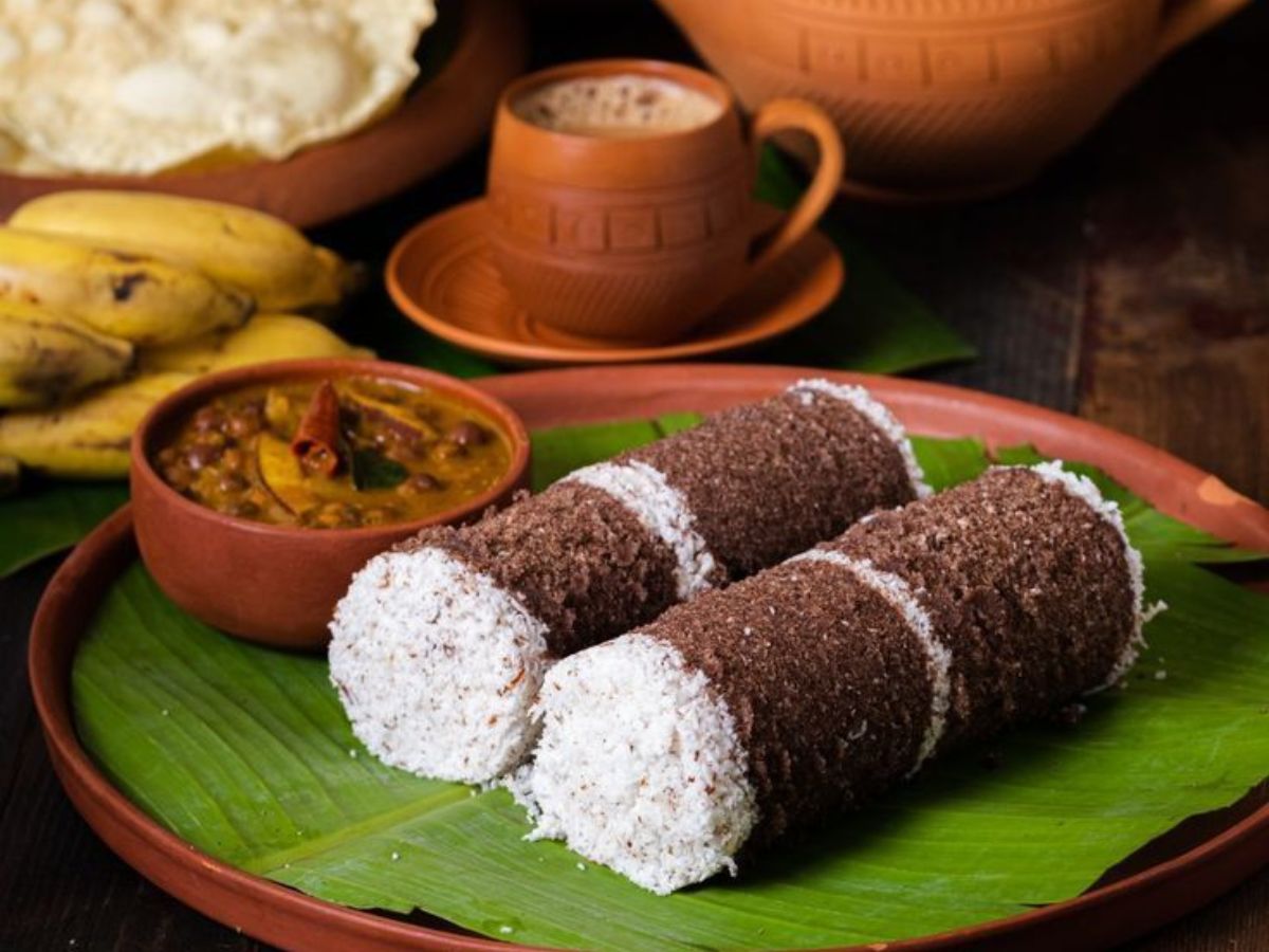 Puttu with Kadala Curry