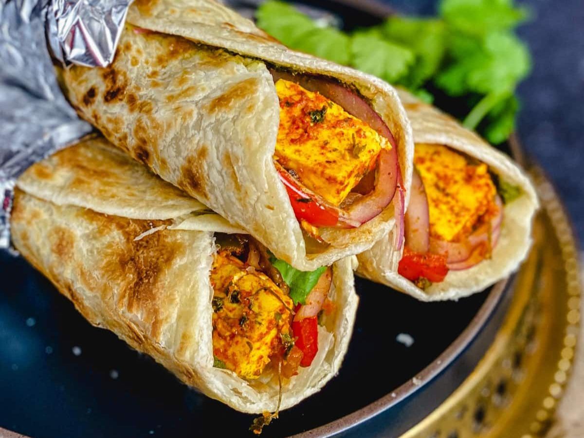 Cheesy Paneer Wrap