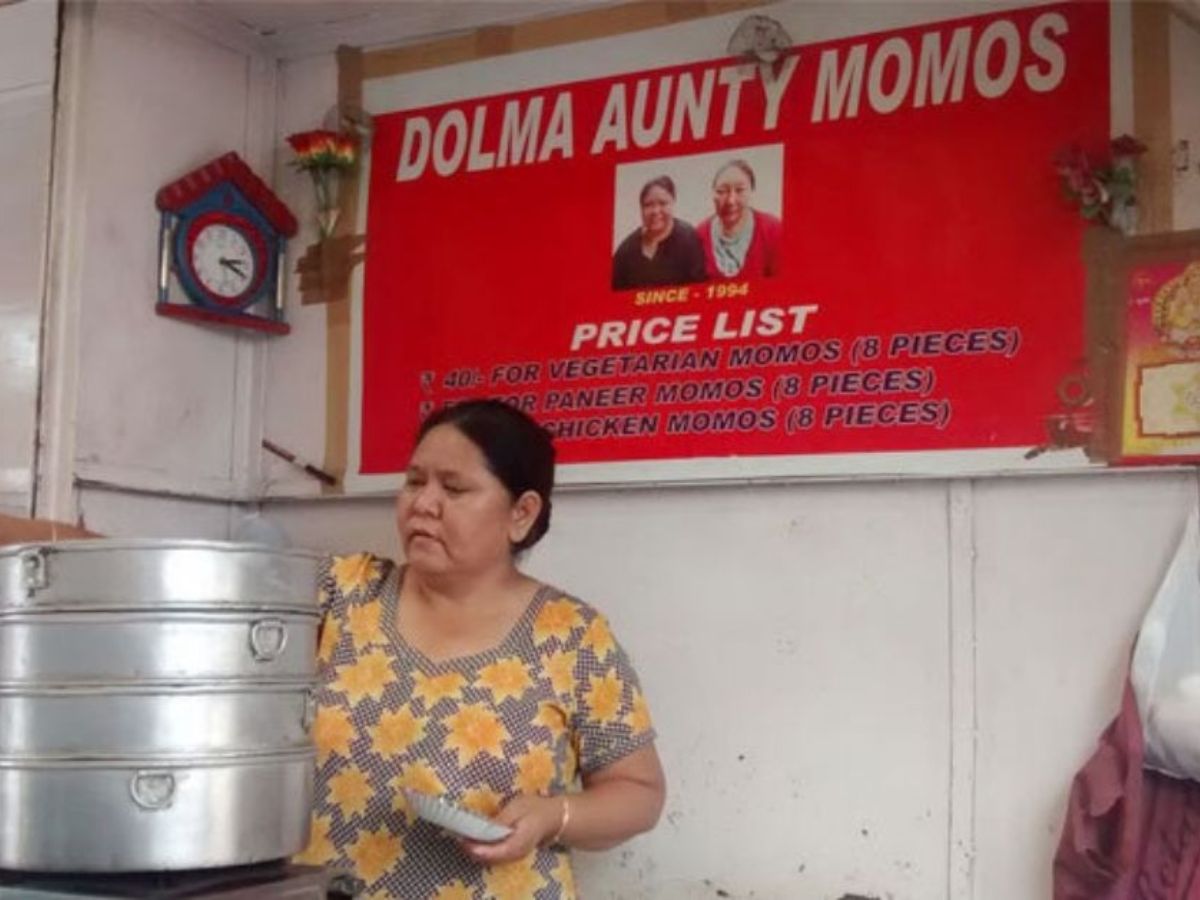 Fried Momos- At Dolma Aunty, Lajpat Nagar