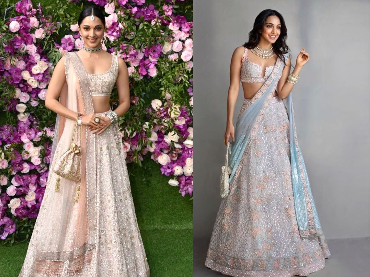 Kiara Advani's Pastel Lehenga Chic