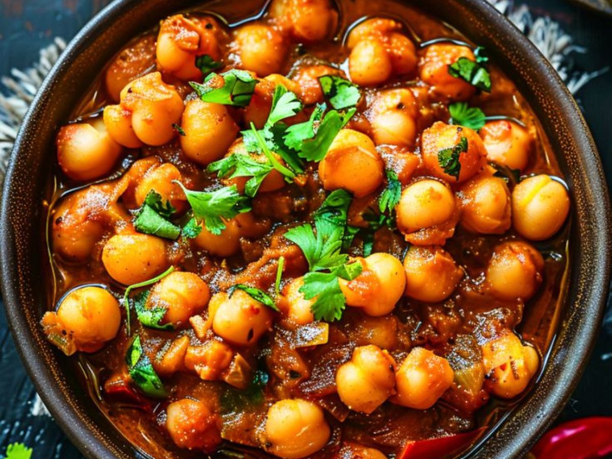 Chana Masala with Brown Rice