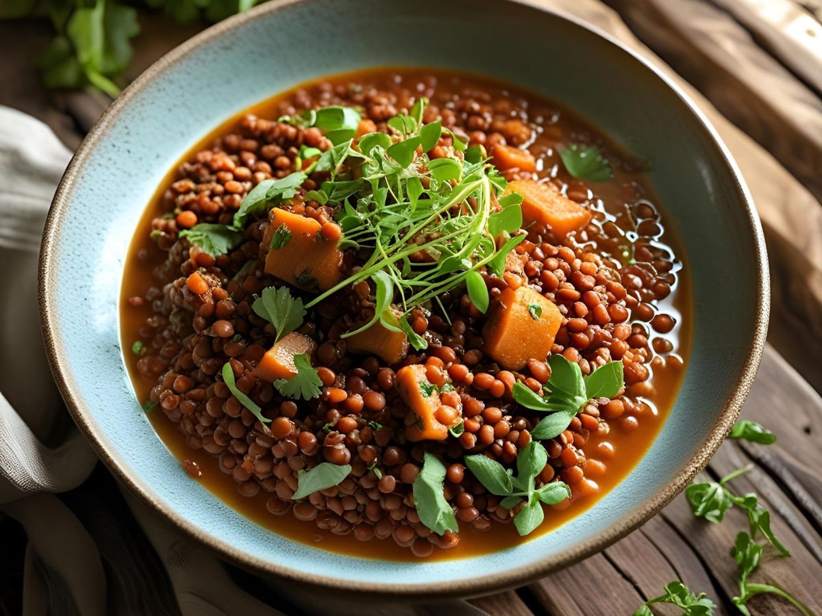 Red Lentil and Quinoa Stew