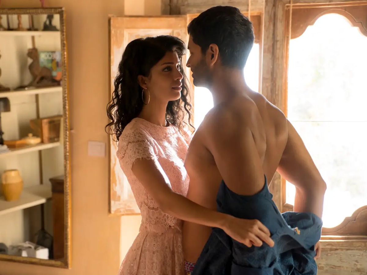 Scene from Sense8 finale featuring the sensates sharing an intimate, connected moment