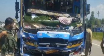 Three Amarnath Yatra Buses Collide In Kulgam, Injuring Over 10 Pilgrims