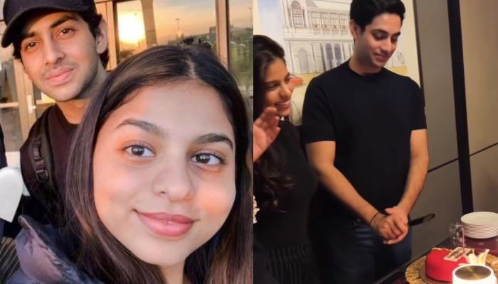 Suhana Khan and Agastya Nanda attending a public event together