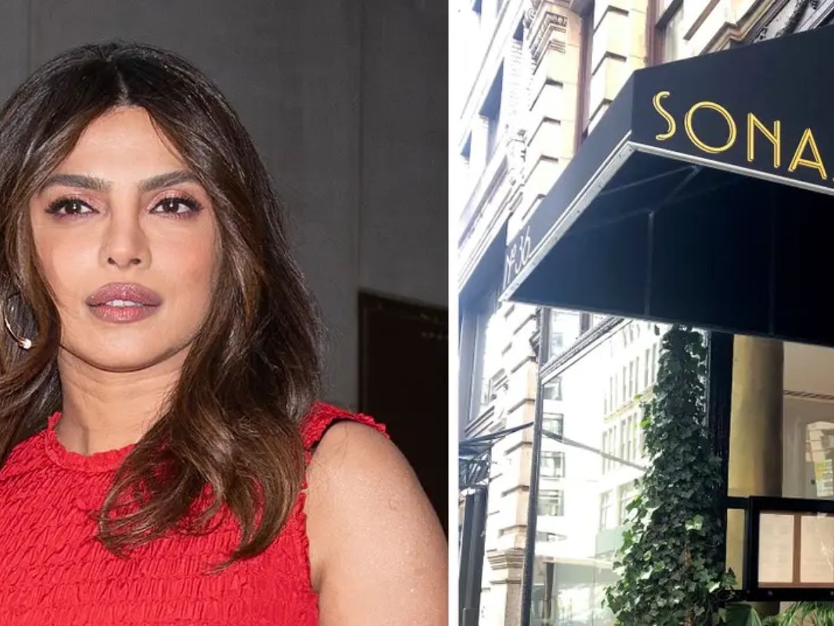 Indian food spread on a contemporary table setup at Sona New York.