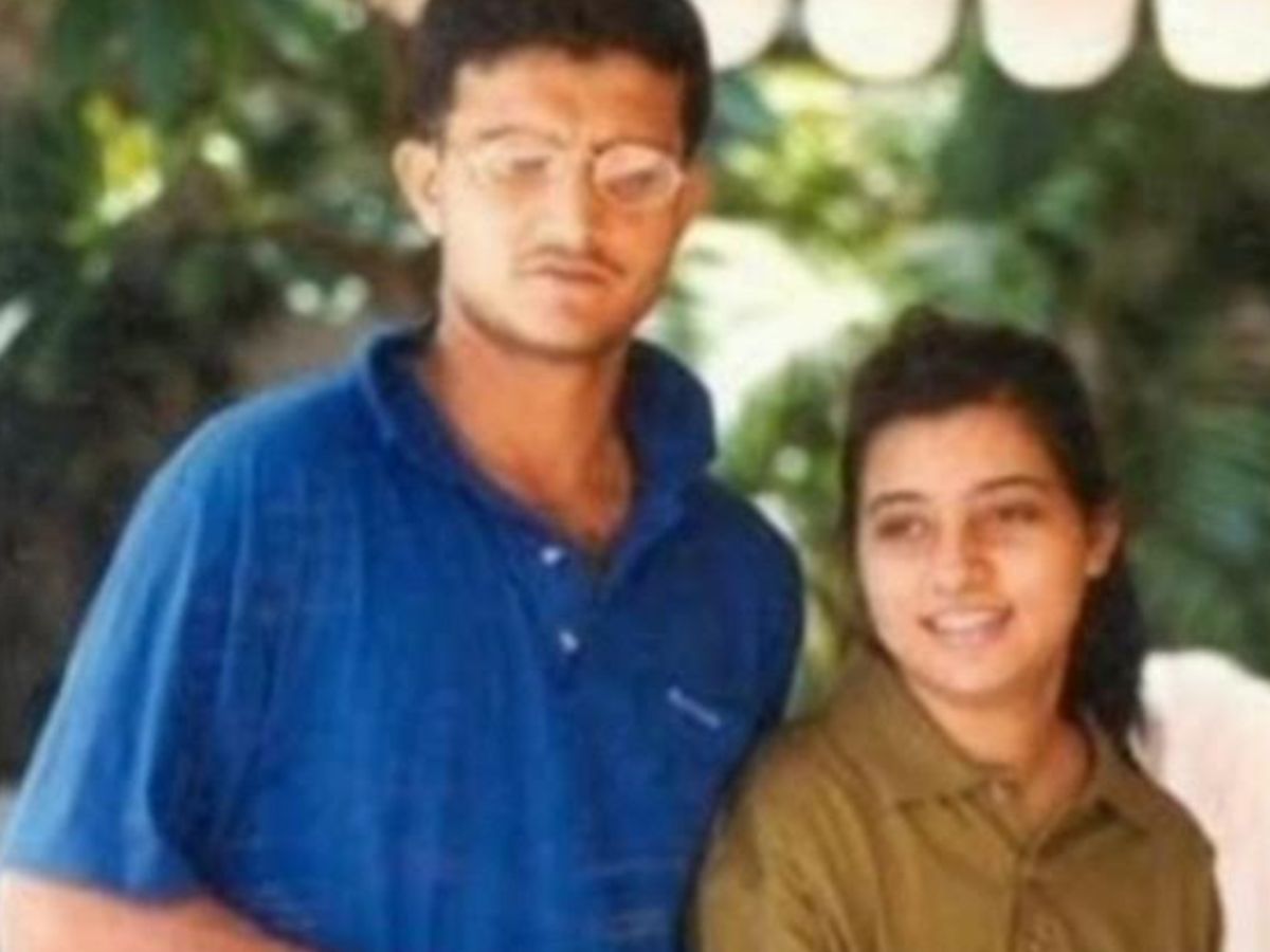 Childhood photos of Sourav Ganguly and Dona Roy as neighbours.