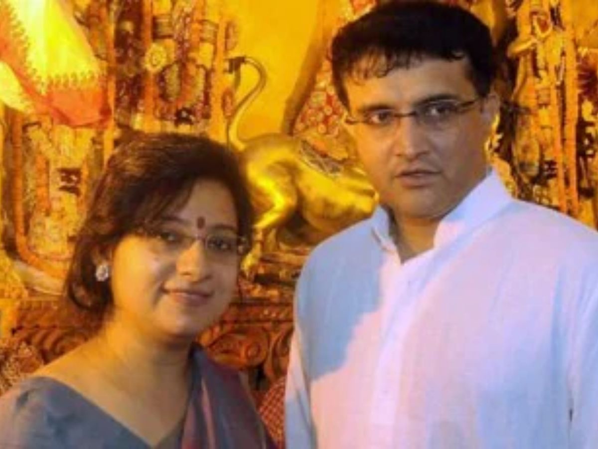 Sourav Ganguly and Dona Roy attending events together.