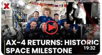 Shubhanshu Shukla Is Back As AX-4 Mission Returns From ISS With 4 Astronauts