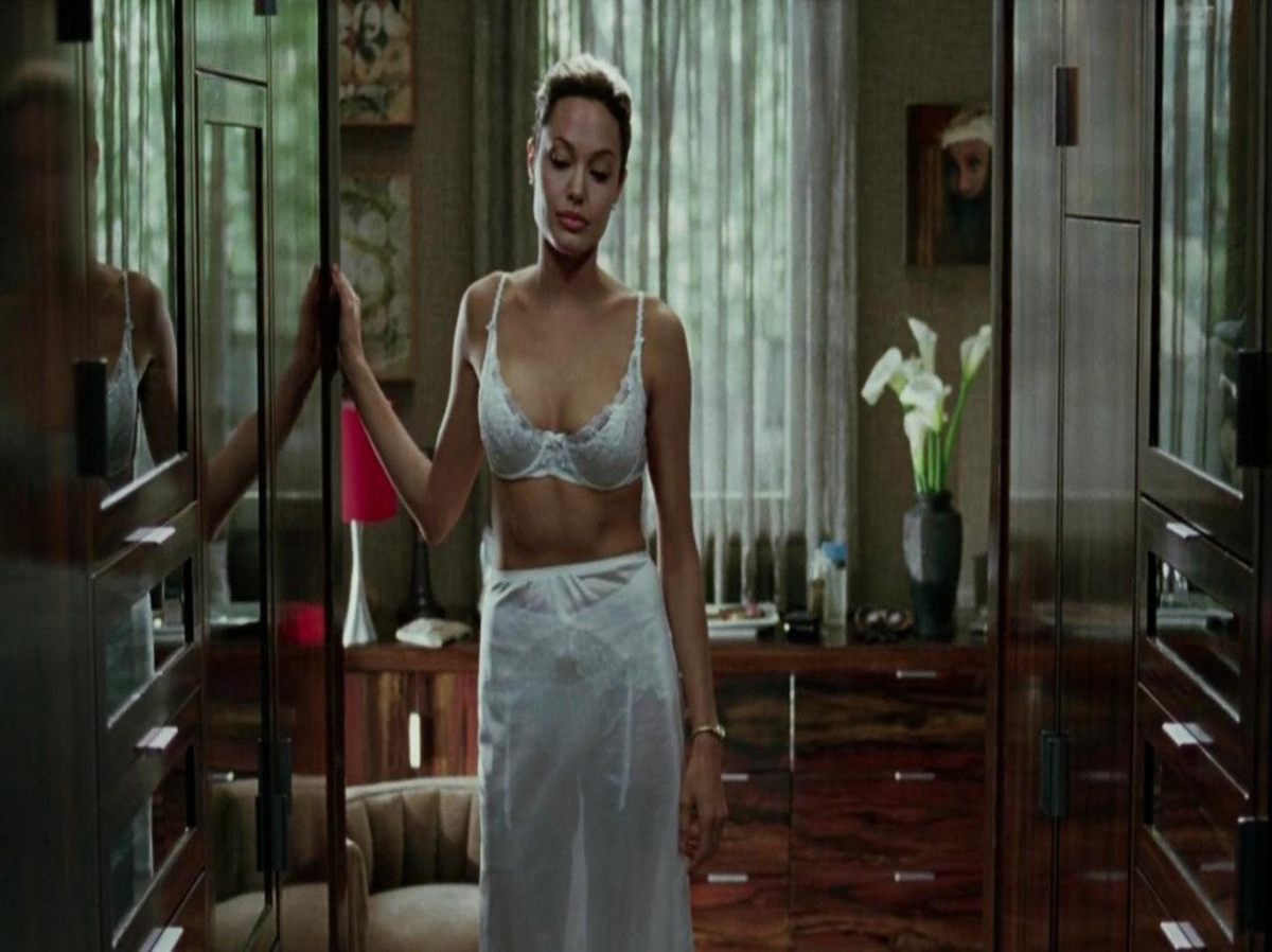 Angelina Jolie and Brad Pitt in a film that ignited their romance.