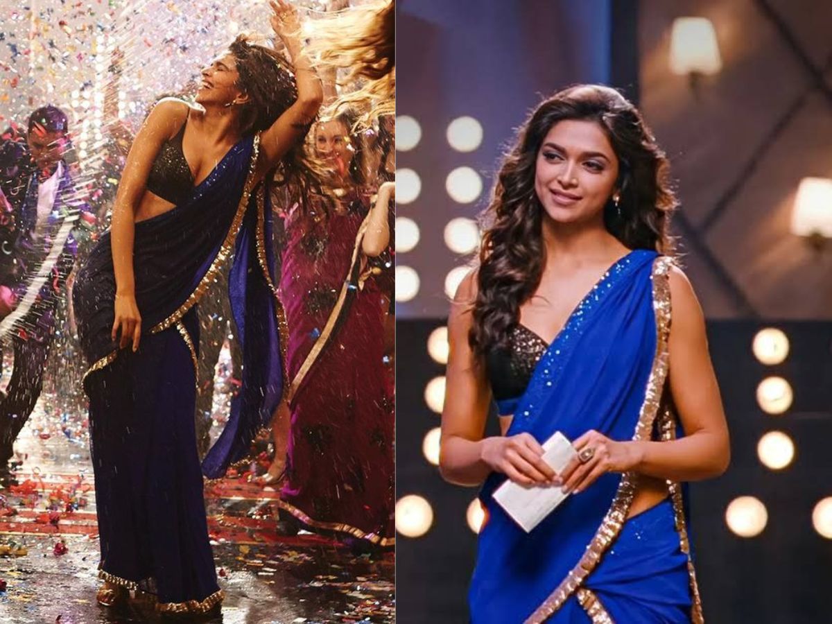 Deepika Padukone's Blue Saree In "Yeh Jawaani Hai Deewani" (2013)
