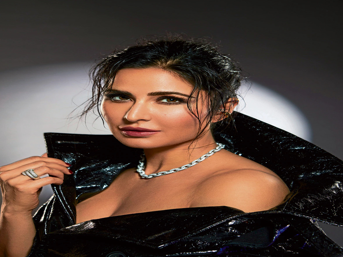 Katrina Kaif posing confidently, representing her journey from B-grade films to becoming a Bollywood icon.