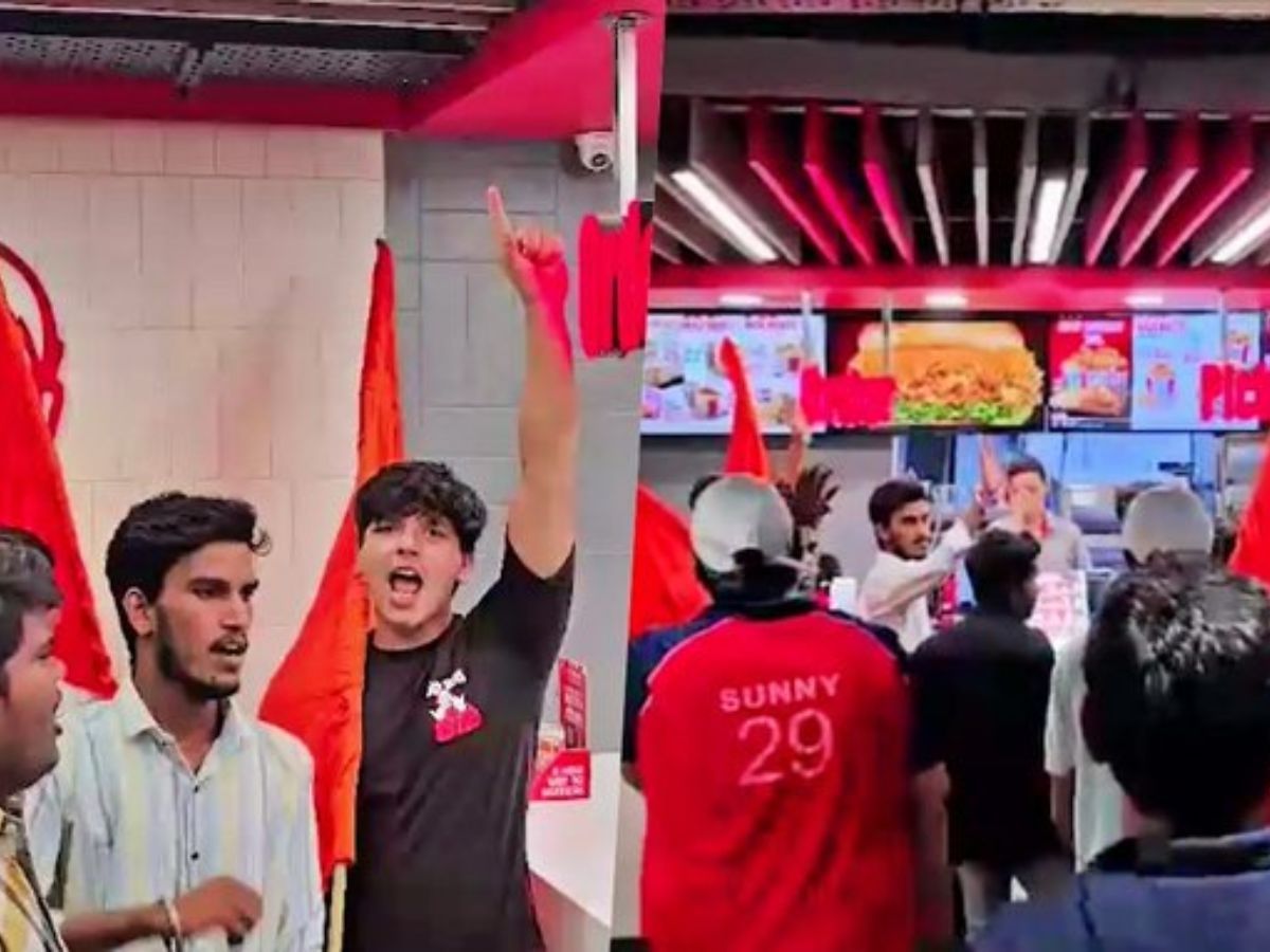 KFC Outlet Forced Shut In Ghaziabad Amid Kanwar Yatra Protests