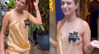 Khushi Mukherjee Once Again Ditches Undergarments, This Time It’s a Monokini That Sparks Fury | Video