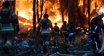 Russia’s Overnight Drone Attack Injures 23 in Kyiv