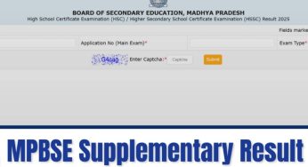 MPBSE Class 10, 12 Supplementary Results 2025 Out—Here’s How You Can Check And What’s Next
