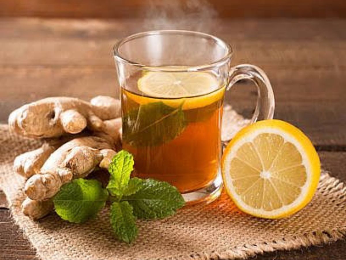 Warm Lemon Ginger Water