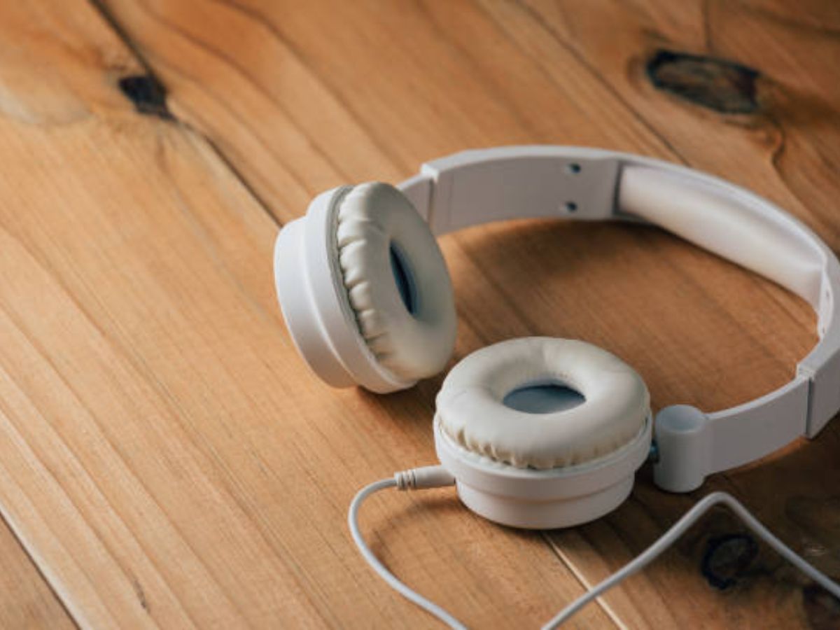 Headphones on a table