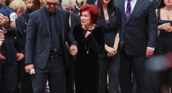 Sharon Osbourne’s Tearful Farewell At Ozzy Osbourne’s Birmingham Procession, Family Unites In Grief