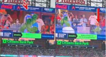 ‘Coldplay Affair’ Parodied At MLB Game: Phillies’ Kiss Cam Recreates Viral Scandal Moment