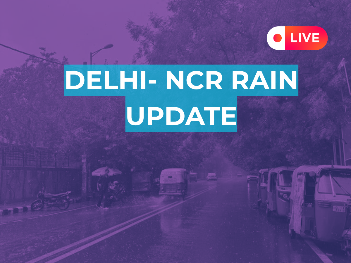 Heavy Rain In Delhi NCR, LIVE: IMD Issues Red Alert, Waterlogging Continues