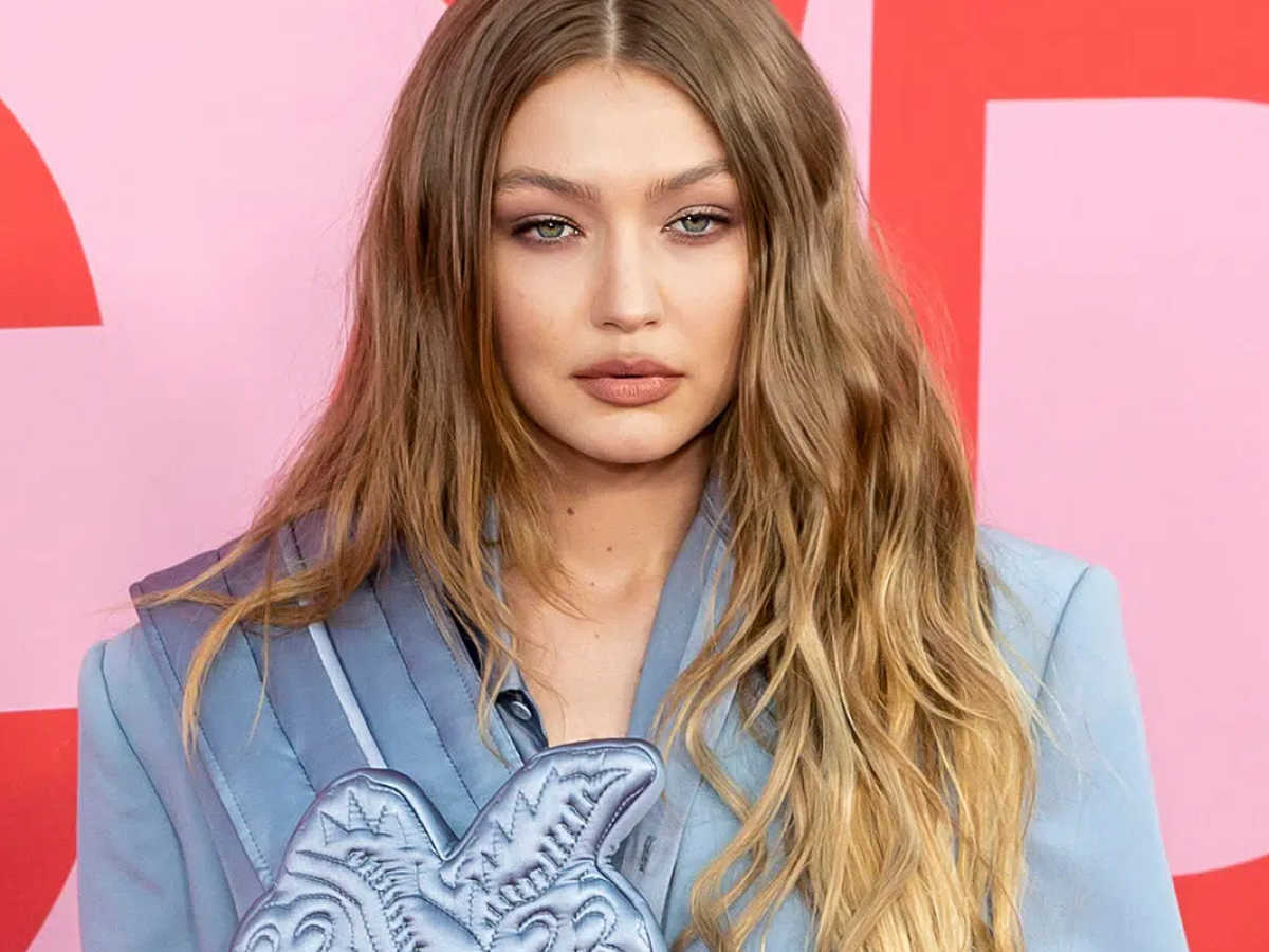 Gigi Hadid keeps it raw and real in a wet hair look
