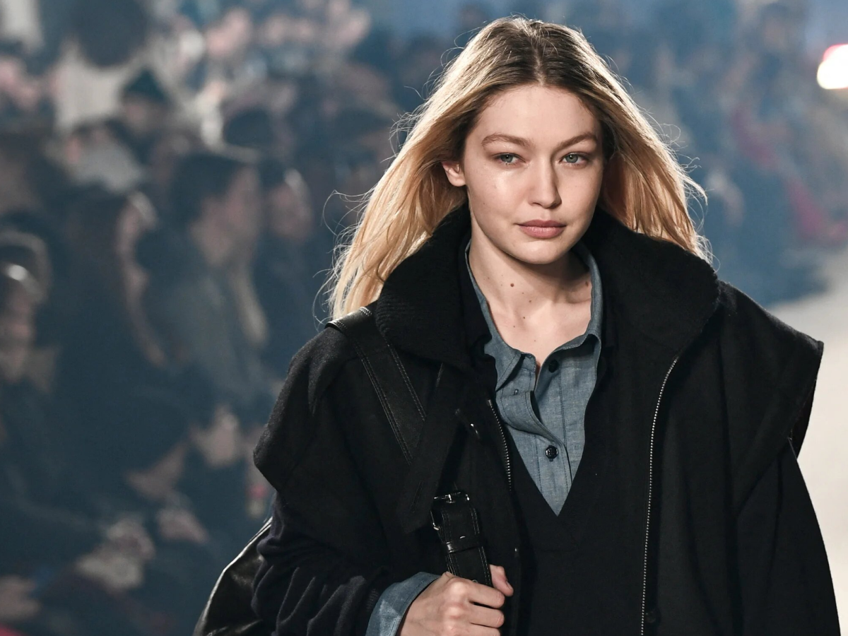 Gigi Hadid stuns in a sultry black lace look